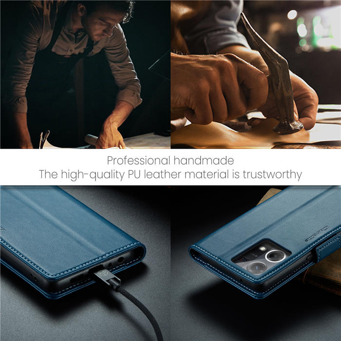 CaseMe OPPO Reno8 4G Wallet RFID Blocking Magnetic Buckle Case