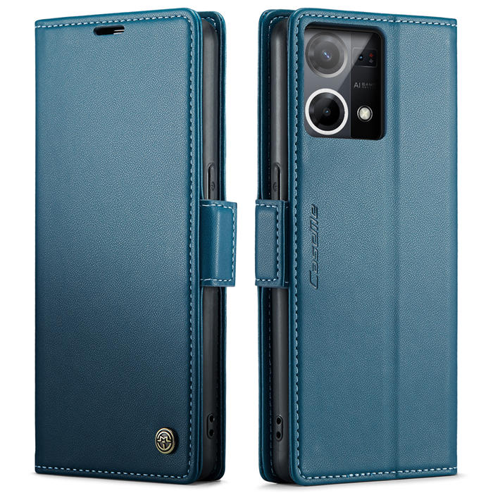 CaseMe OPPO Reno8 4G Wallet RFID Blocking Magnetic Buckle Case
