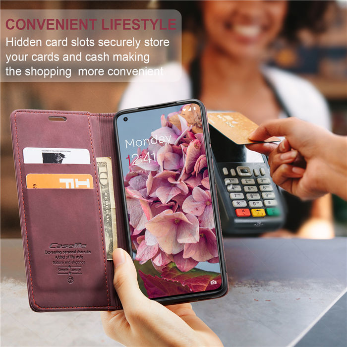 CaseMe OnePlus 11 Wallet Suede Leather Case