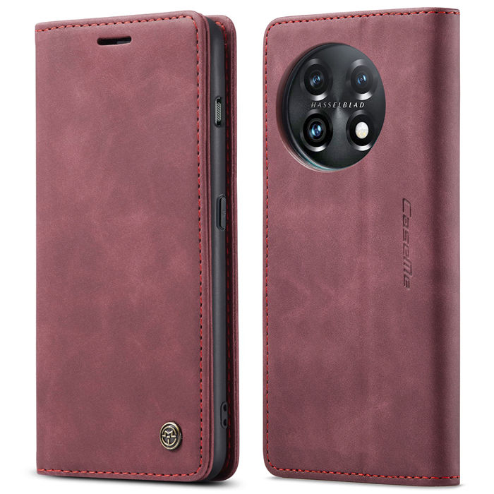 CaseMe OnePlus 11 Wallet Suede Leather Case