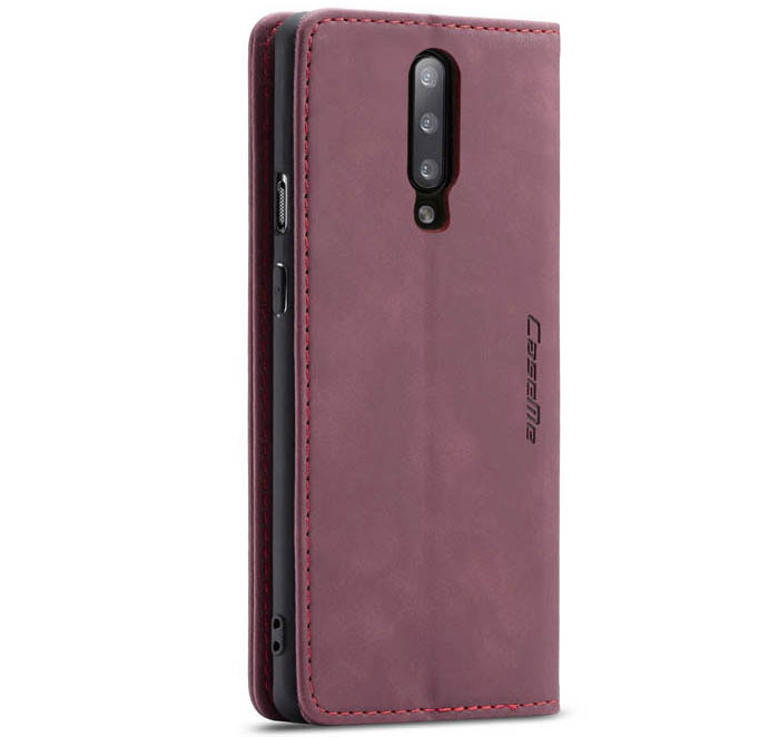 CaseMe OnePlus 7 Pro Retro Wallet Kickstand Magnetic Flip Leather Case