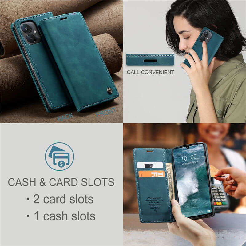 CaseMe Xiaomi Redmi 13C Wallet Case