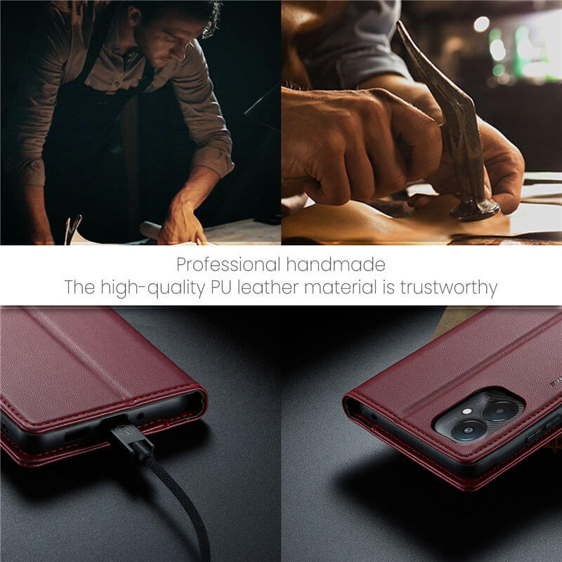 CaseMe Xiaomi Redmi 13C Wallet RFID Blocking Case