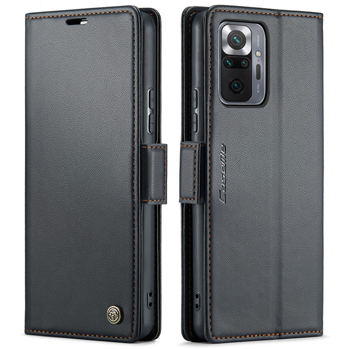 CaseMe Xiaomi Redmi Note 10 Pro/Note 10 Pro Max Wallet RFID Blocking Magnetic Buckle Case