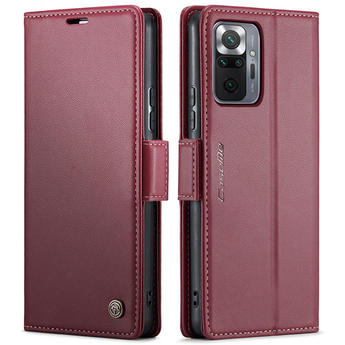 CaseMe Xiaomi Redmi Note 10 Pro/Note 10 Pro Max Wallet RFID Blocking Magnetic Buckle Case