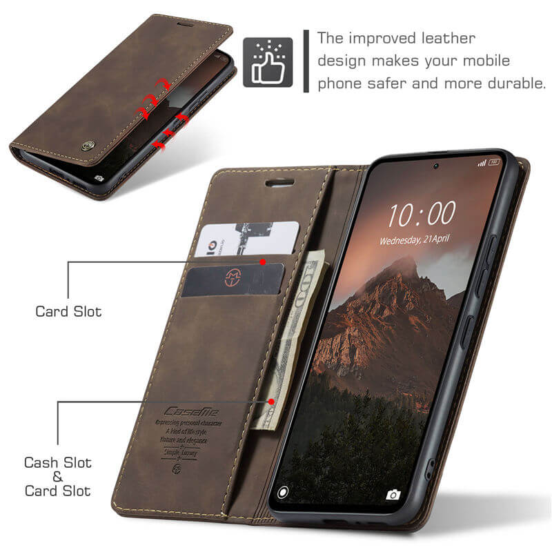 CaseMe Xiaomi Redmi Note 13 4G Wallet Case