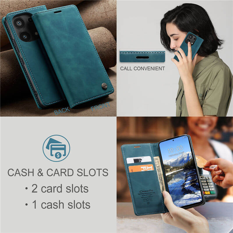 CaseMe Xiaomi Redmi Note 13 Pro 4G Wallet Case