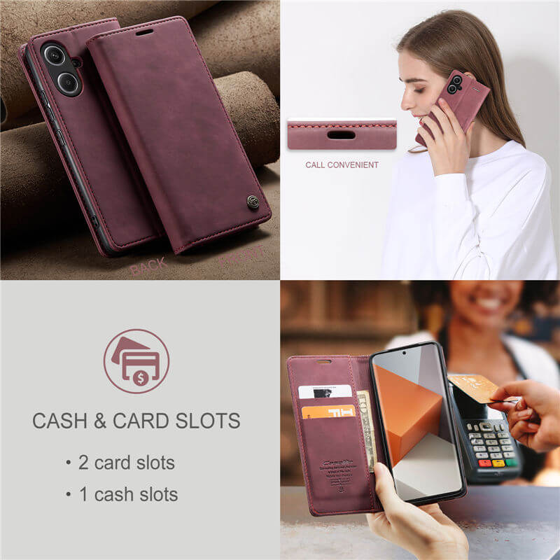 CaseMe Xiaomi Redmi Note 13 Pro Plus 5G Wallet Case