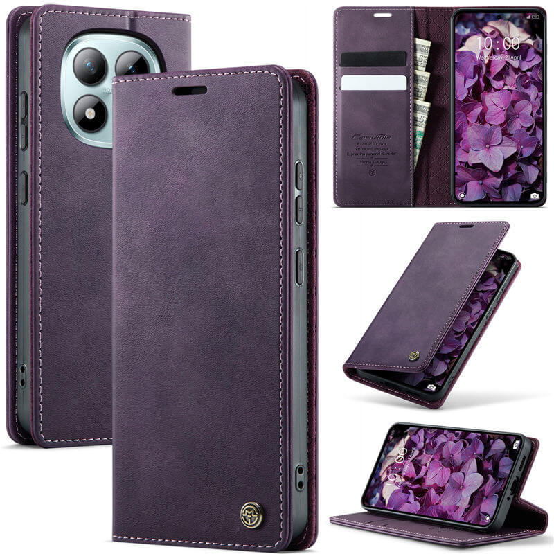 CaseMe Xiaomi Redmi Note 15 Pro Plus 5G RFID Wallet Case with Magnetic Closure Purple