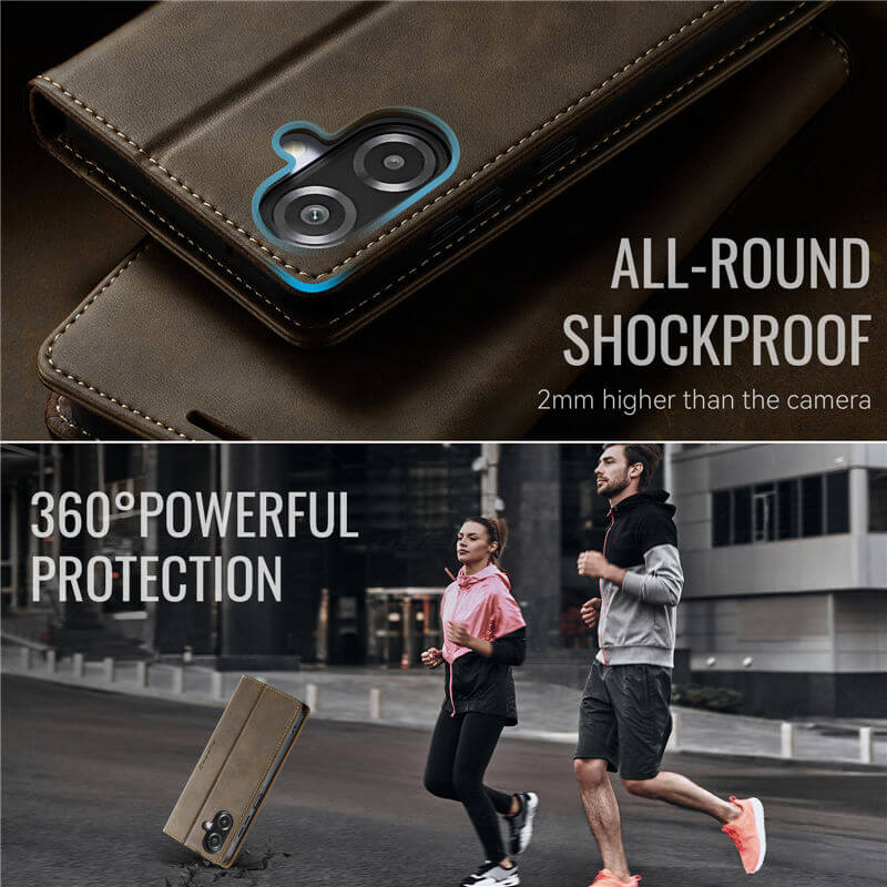 CaseMe Samsung Galaxy A07 4G/A06 4G/5G Magnetic Wallet Case with RFID Blocking