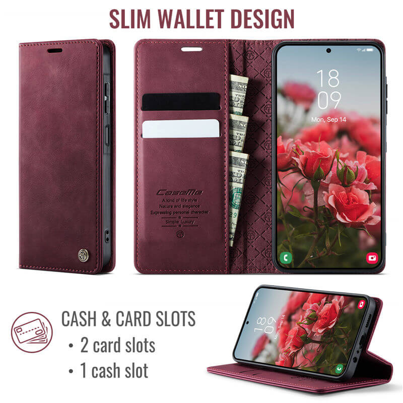 CaseMe Samsung Galaxy A07 4G/A06 4G/5G Magnetic Wallet Case with RFID Blocking