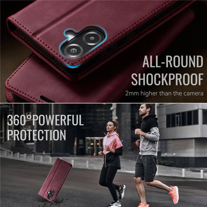 CaseMe Samsung Galaxy A07 4G/A06 4G/5G Magnetic Wallet Case with RFID Blocking