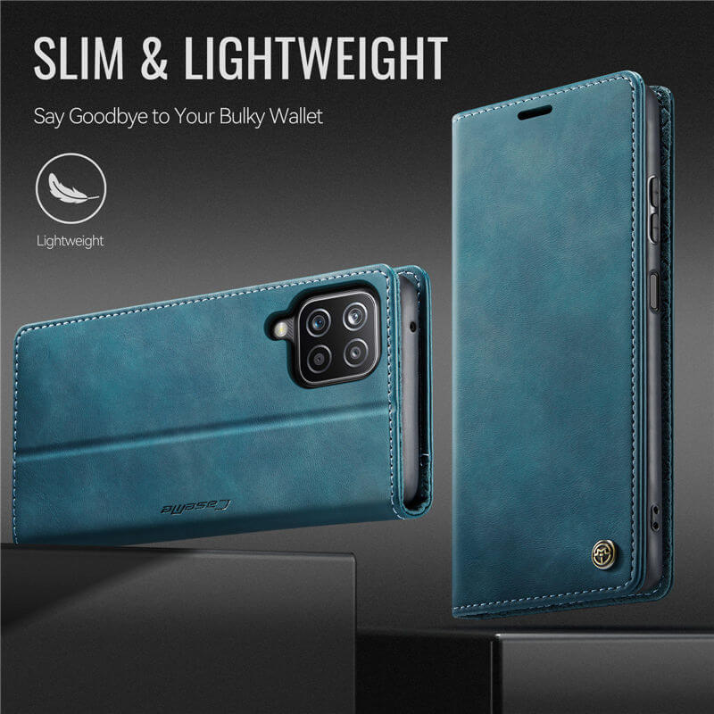 CaseMe Samsung Galaxy A12 5G Magnetic Wallet Case with RFID Blocking