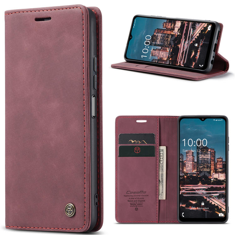 CaseMe Samsung Galaxy A13 5G Wallet Magnetic Case Red