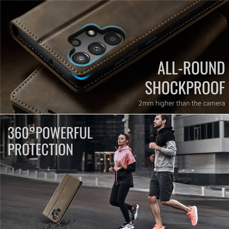 CaseMe Samsung Galaxy A13 5G Magnetic Wallet Case with RFID Blocking