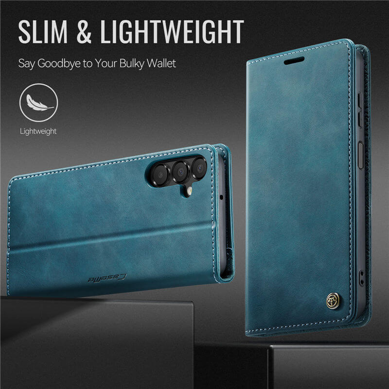 CaseMe Samsung Galaxy A14 Magnetic Wallet Case with RFID Blocking