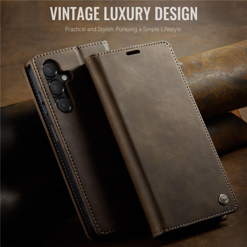 CaseMe Samsung Galaxy A14 Magnetic Wallet Case with RFID Blocking