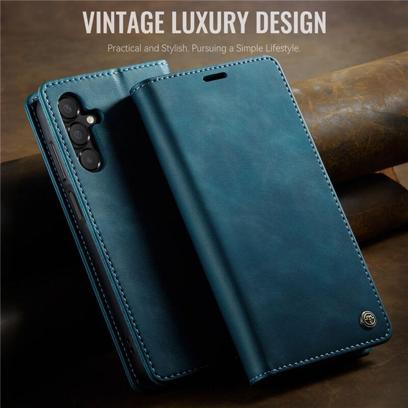 CaseMe Samsung Galaxy A15 Magnetic Wallet Case with RFID Blocking