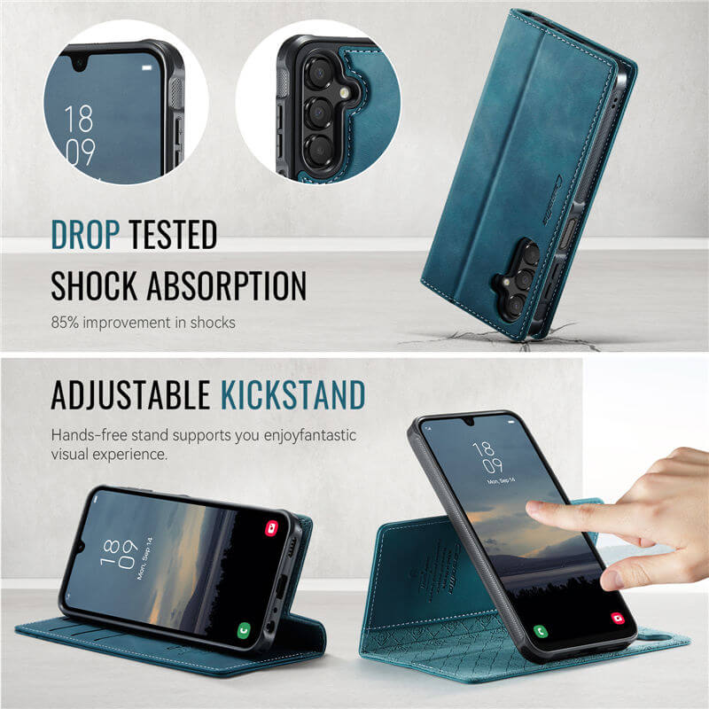 CaseMe Samsung Galaxy A15 2-in-1 MagSafe Wallet Case with RFID Blocking