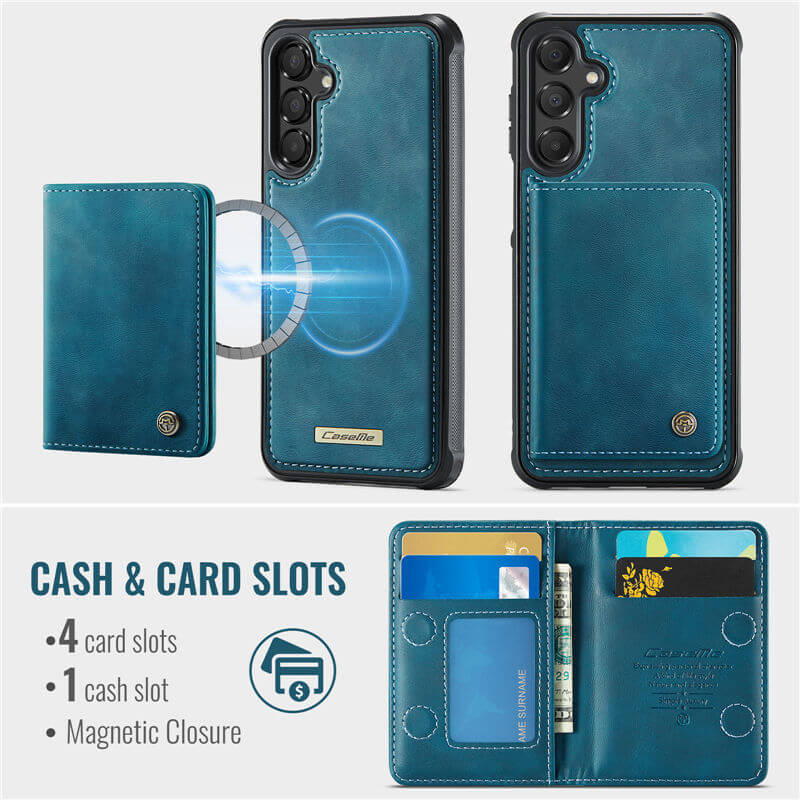 CaseMe Samsung Galaxy A15 2-in-1 Magnetic Wallet Case
