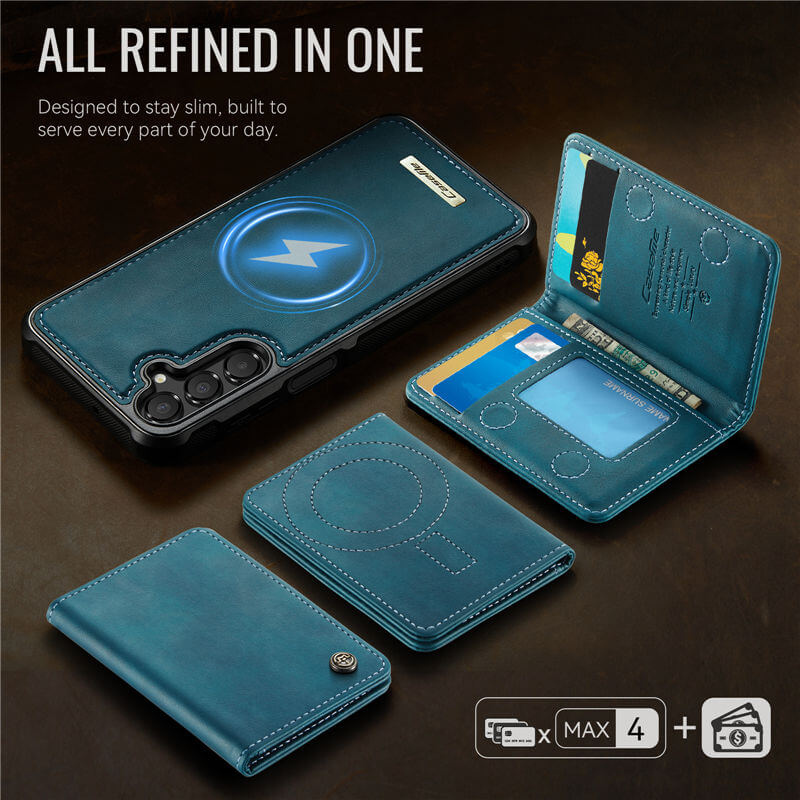 CaseMe Samsung Galaxy A15 2-in-1 Magnetic Wallet Case