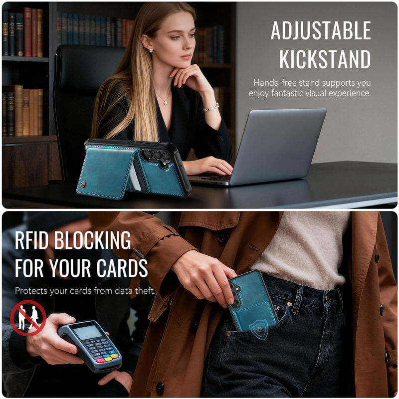 CaseMe Samsung Galaxy A15 2-in-1 Magnetic Wallet Case