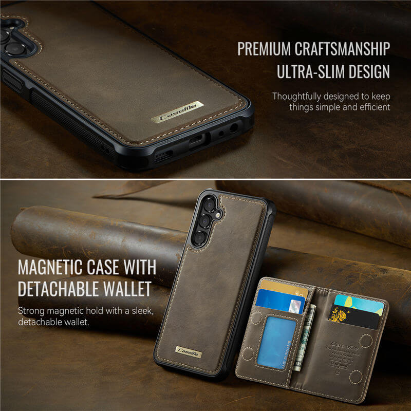 CaseMe Samsung Galaxy A15 2-in-1 Magnetic Wallet Case