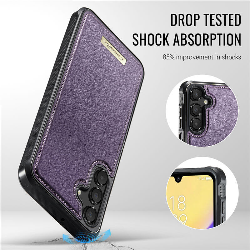 CaseMe Samsung Galaxy A15 2-in-1 Magnetic Wallet Case