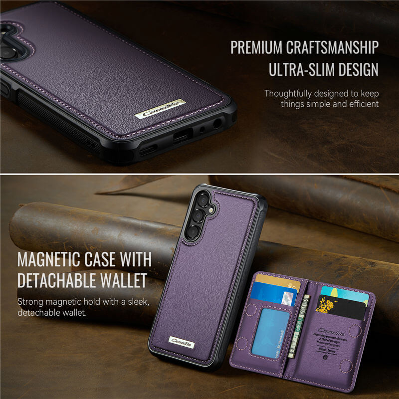 CaseMe Samsung Galaxy A15 2-in-1 Magnetic Wallet Case