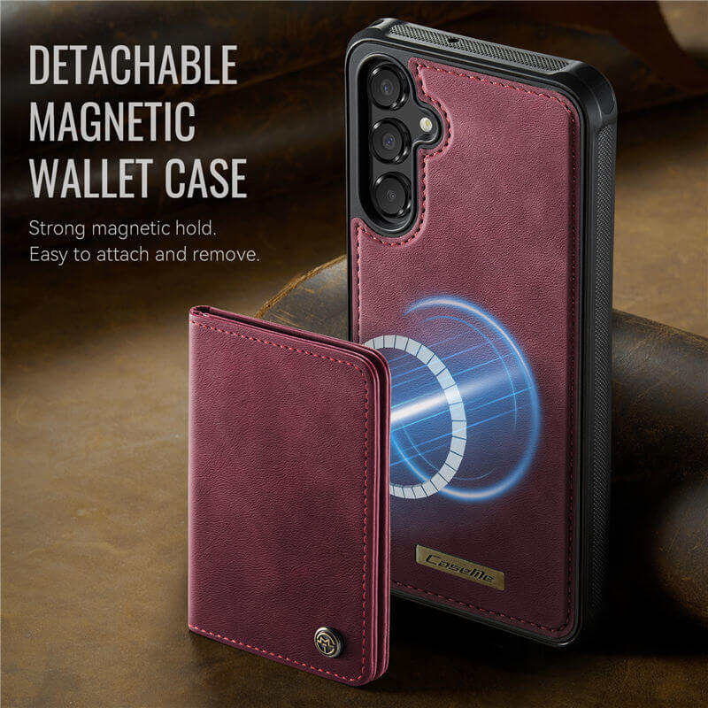 CaseMe Samsung Galaxy A15 2-in-1 Magnetic Wallet Case
