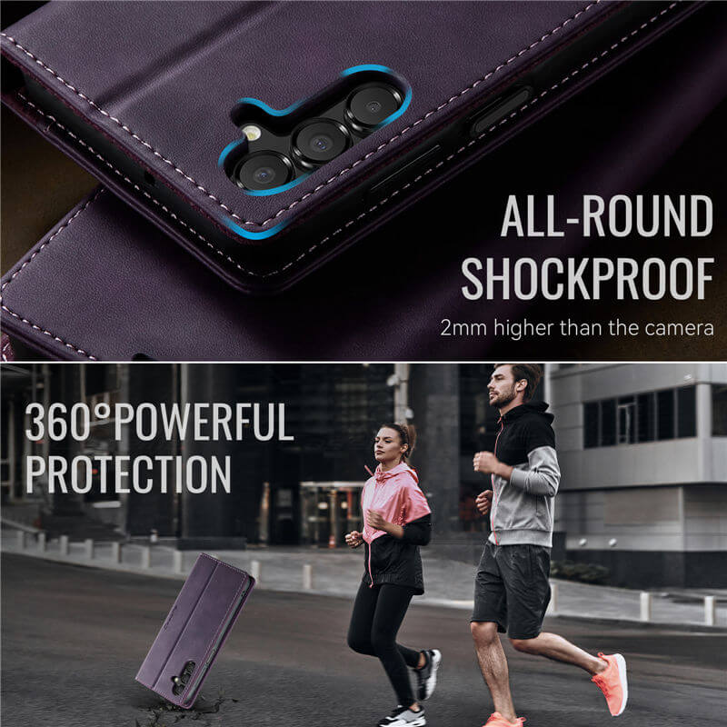 CaseMe Samsung Galaxy A16 5G Magnetic Wallet Case with RFID Blocking