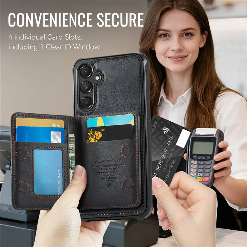 CaseMe Samsung Galaxy A16 5G 2-in-1 Magnetic Wallet Case