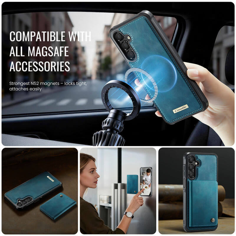CaseMe Samsung Galaxy A16 5G 2-in-1 Magnetic Wallet Case