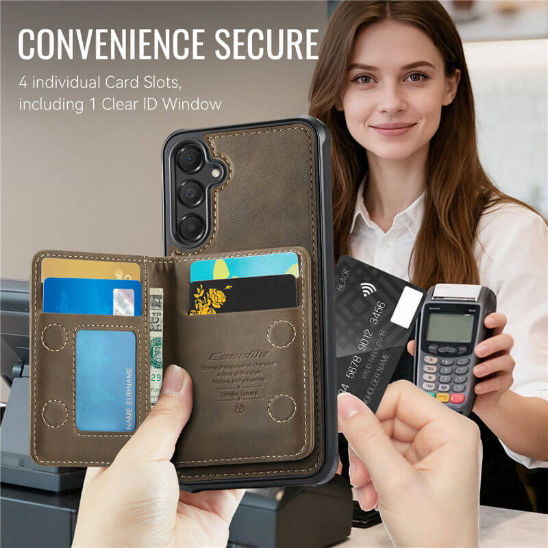 CaseMe Samsung Galaxy A16 5G 2-in-1 Magnetic Wallet Case