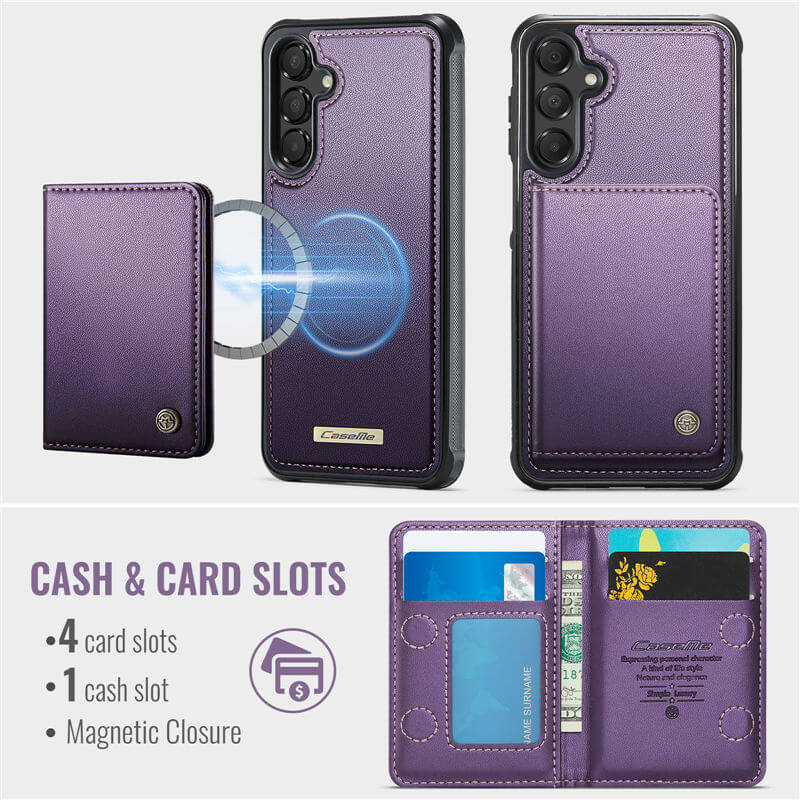 CaseMe Samsung Galaxy A17 2-in-1 Magnetic Wallet Case