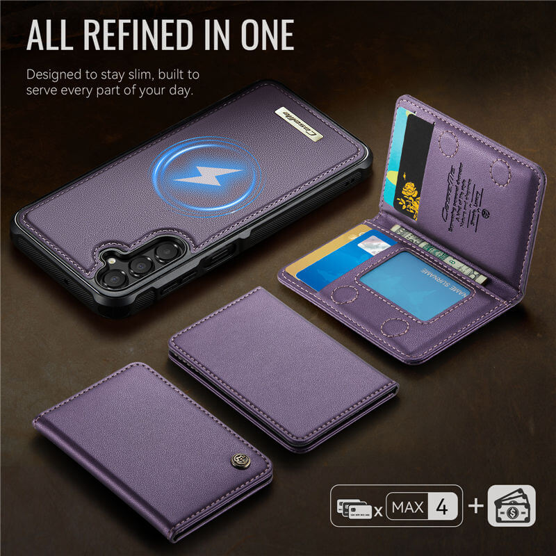 CaseMe Samsung Galaxy A17 2-in-1 Magnetic Wallet Case