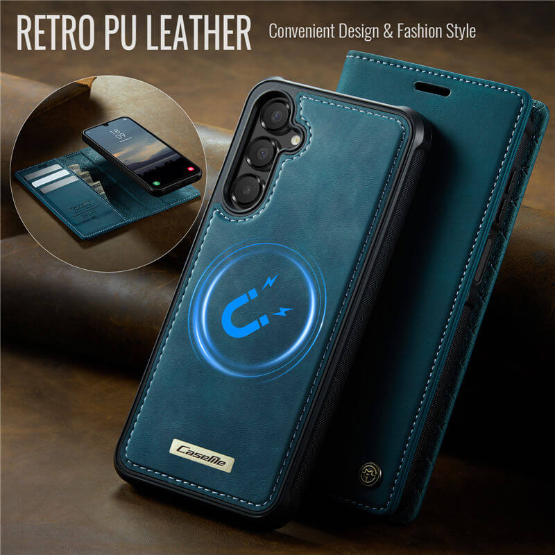 CaseMe Samsung Galaxy A16 5G 2-in-1 Magnetic Wallet Case with RFID Blocking