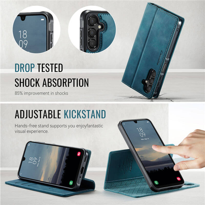 CaseMe Samsung Galaxy A16 5G 2-in-1 Magnetic Wallet Case with RFID Blocking