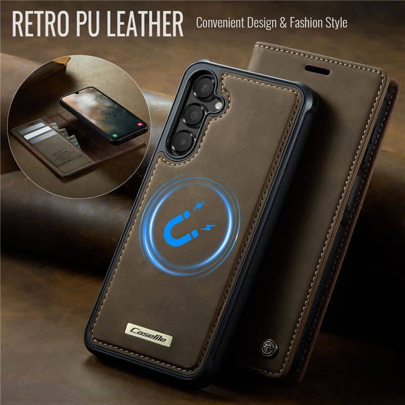 CaseMe Samsung Galaxy A16 5G 2-in-1 Magnetic Wallet Case with RFID Blocking