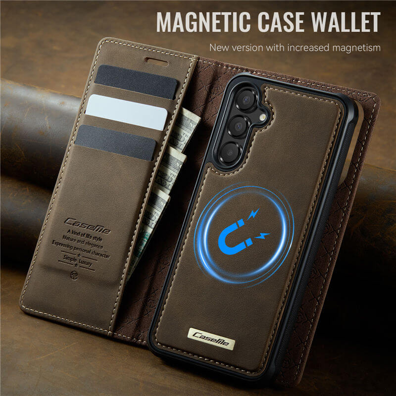 CaseMe Samsung Galaxy A16 5G 2-in-1 Magnetic Wallet Case with RFID Blocking