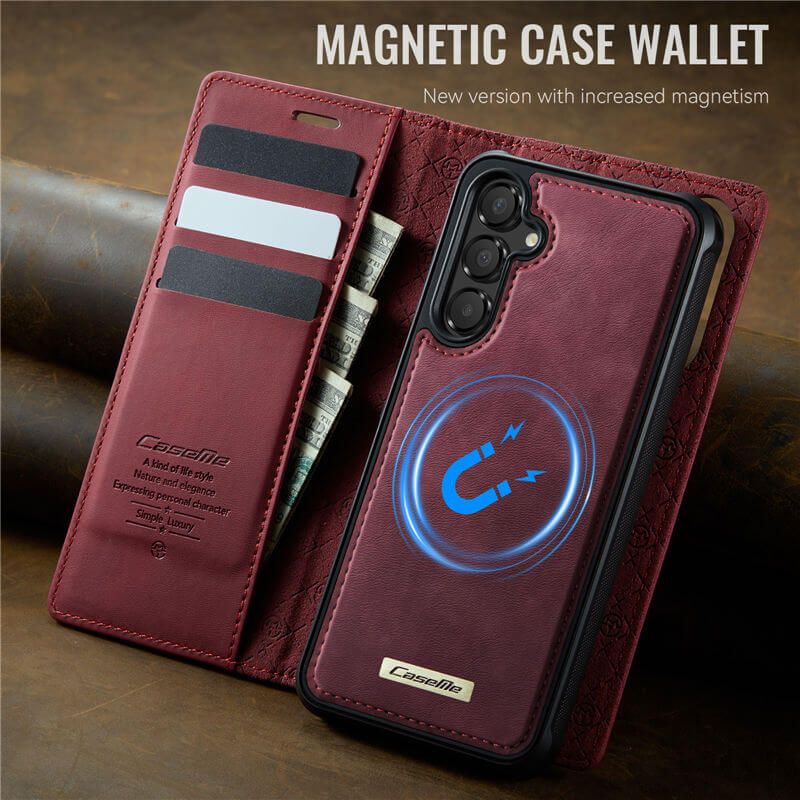 CaseMe Samsung Galaxy A16 5G 2-in-1 Magnetic Wallet Case with RFID Blocking