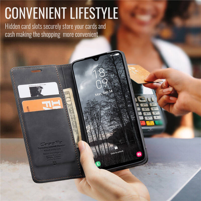 CaseMe Samsung Galaxy A17 Wallet Suede Leather Case