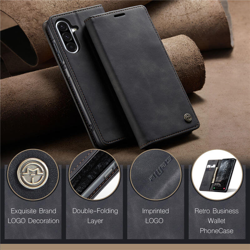 CaseMe Samsung Galaxy A17 Wallet Suede Leather Case