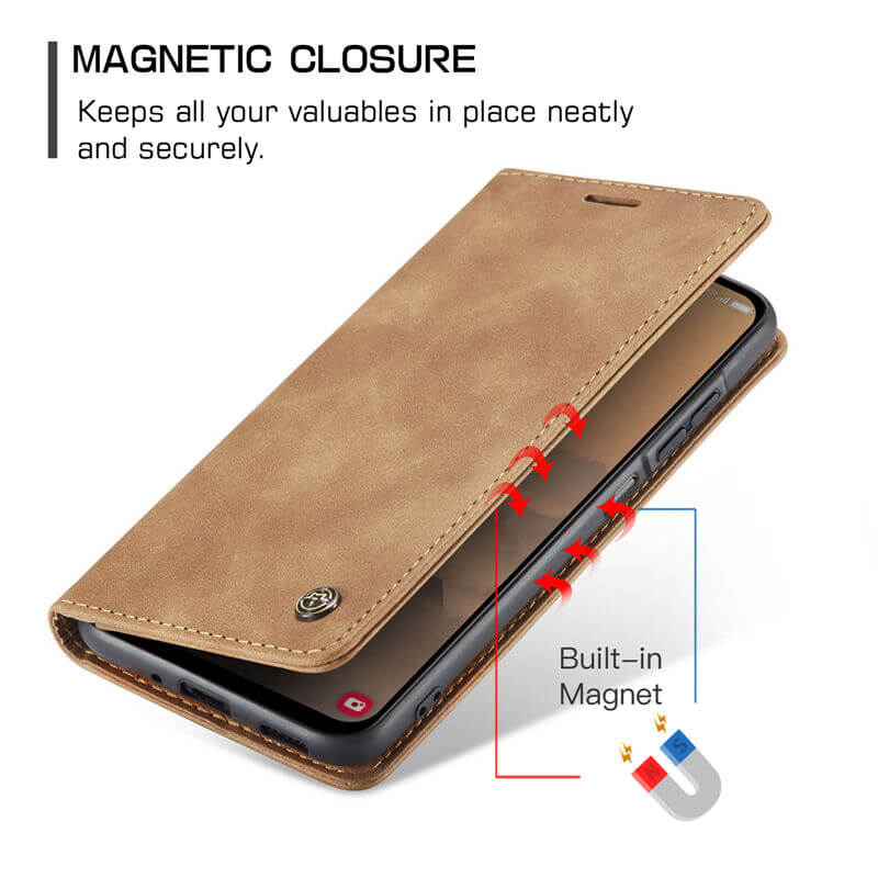 CaseMe Samsung Galaxy A17 Wallet Suede Leather Case