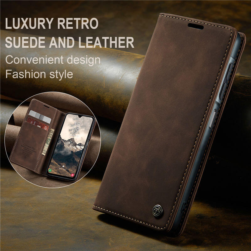 CaseMe Samsung Galaxy A17 Wallet Suede Leather Case