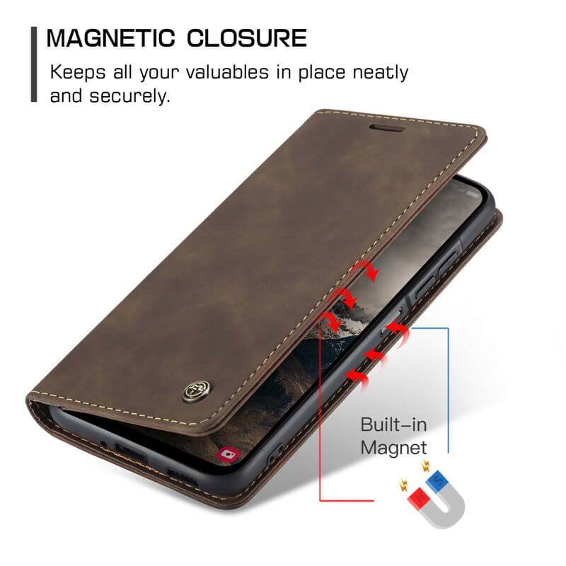 CaseMe Samsung Galaxy A17 Wallet Suede Leather Case