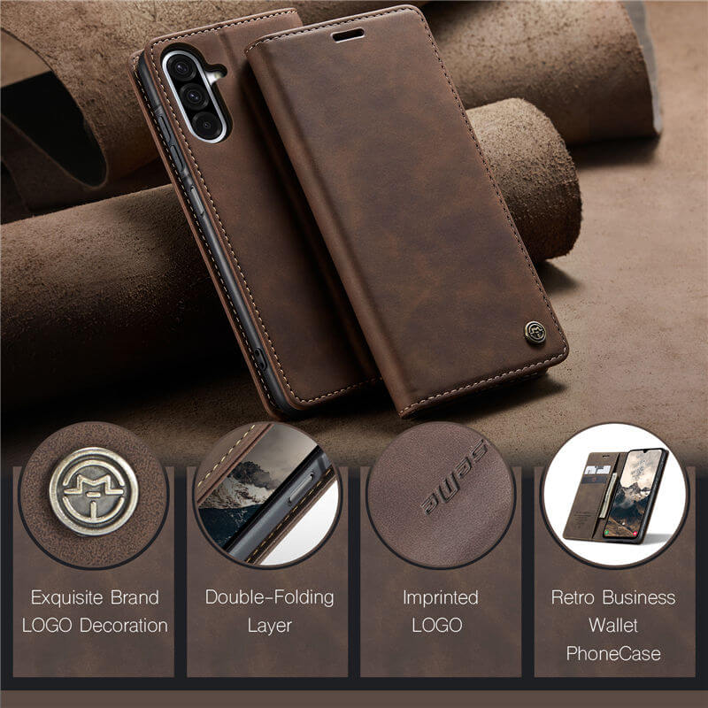 CaseMe Samsung Galaxy A17 Wallet Suede Leather Case