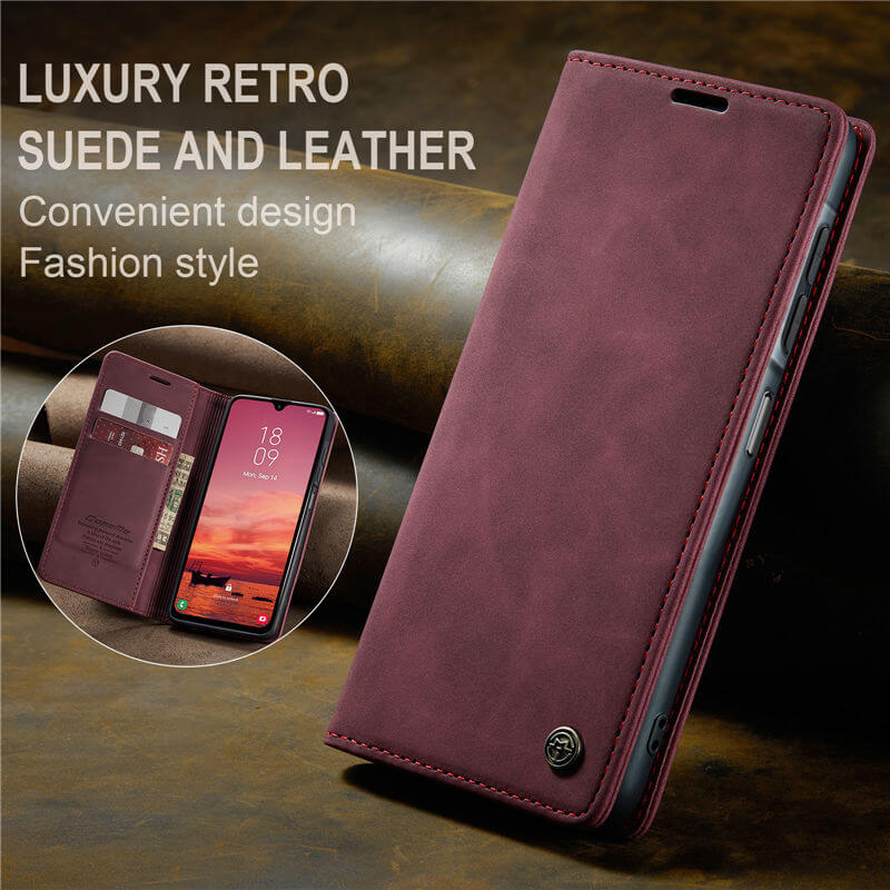 CaseMe Samsung Galaxy A17 Wallet Suede Leather Case