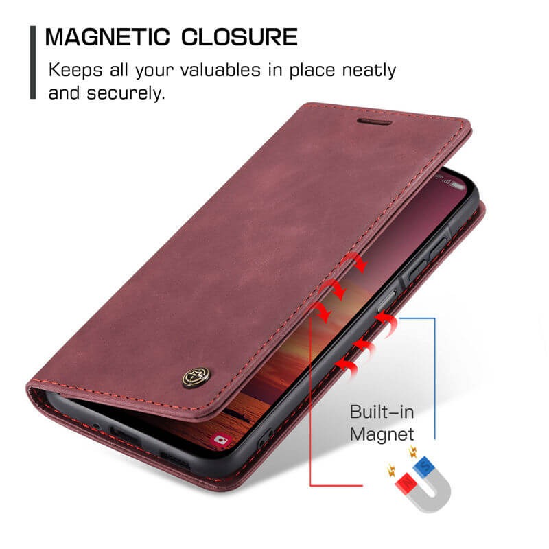 CaseMe Samsung Galaxy A17 Wallet Suede Leather Case