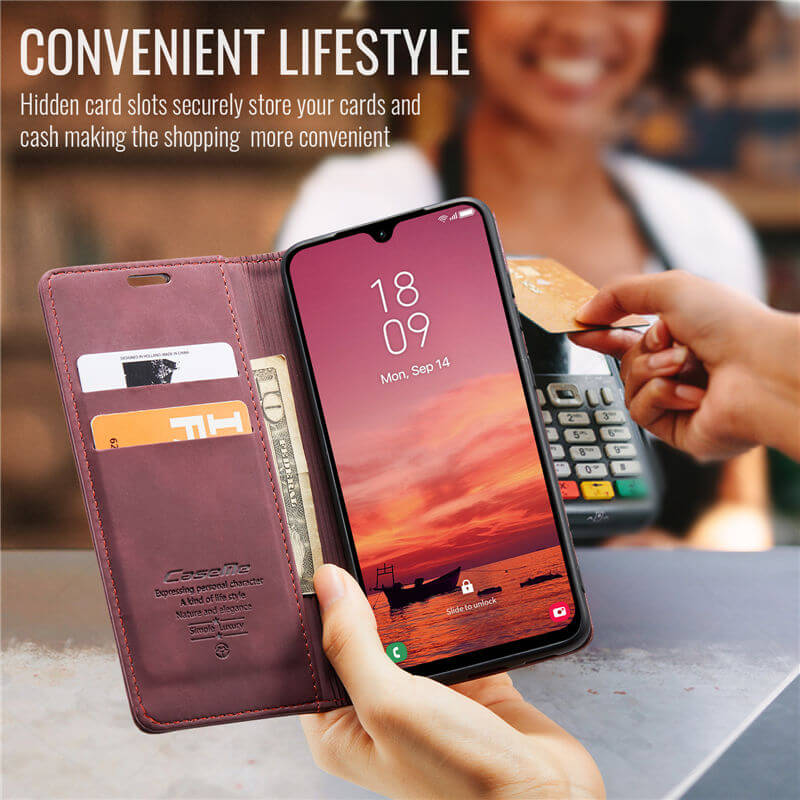 CaseMe Samsung Galaxy A17 Wallet Suede Leather Case